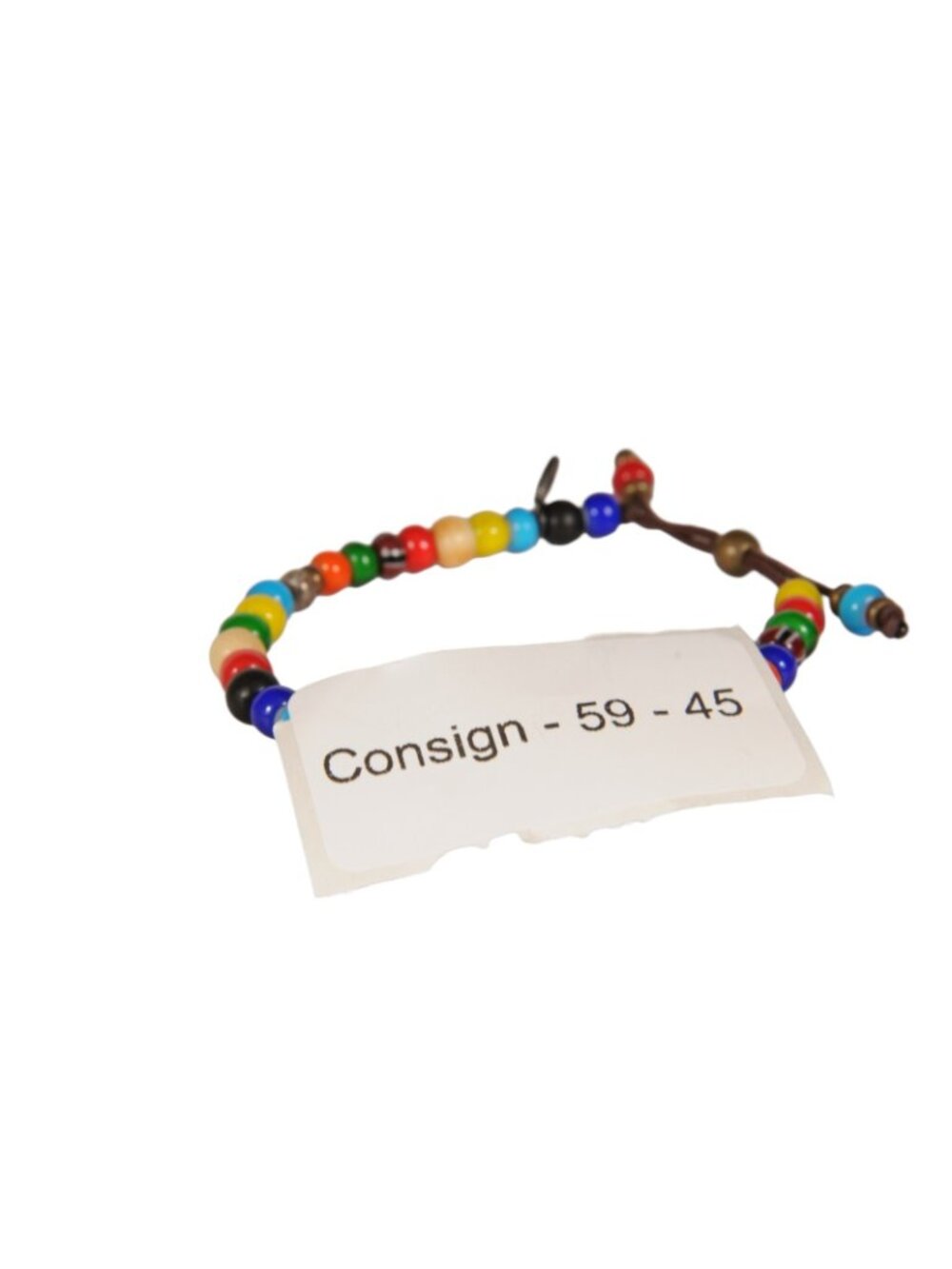 M Cohen By Maor Bead Bracelet 925 Silver Skull Multi Color Blue Yellow Rainbow - Picture 6 of 8